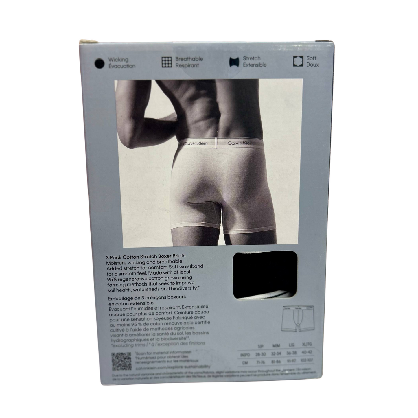 Boxer Calvin Klein Algodon Talla S Pack de 3