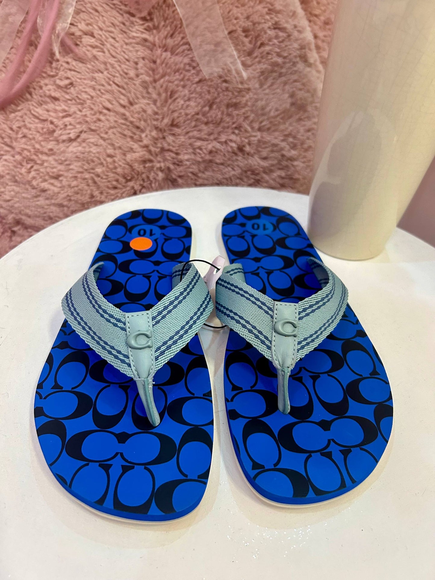 Sandalias Coach Azules 8.5 Mx