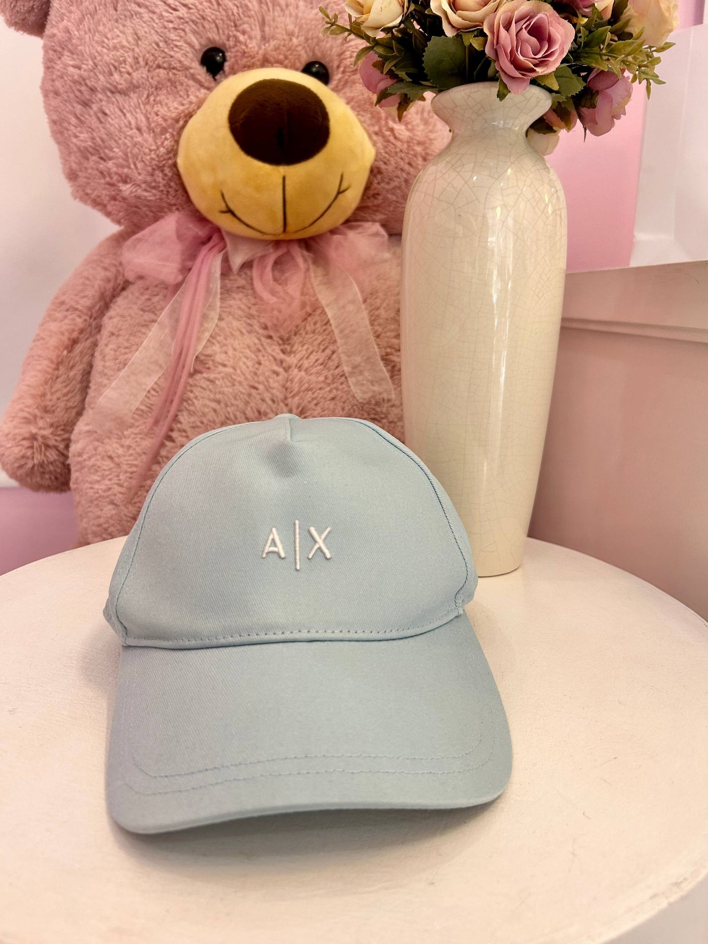 Gorra Armani Exchange Azul Cielo Ajustable
