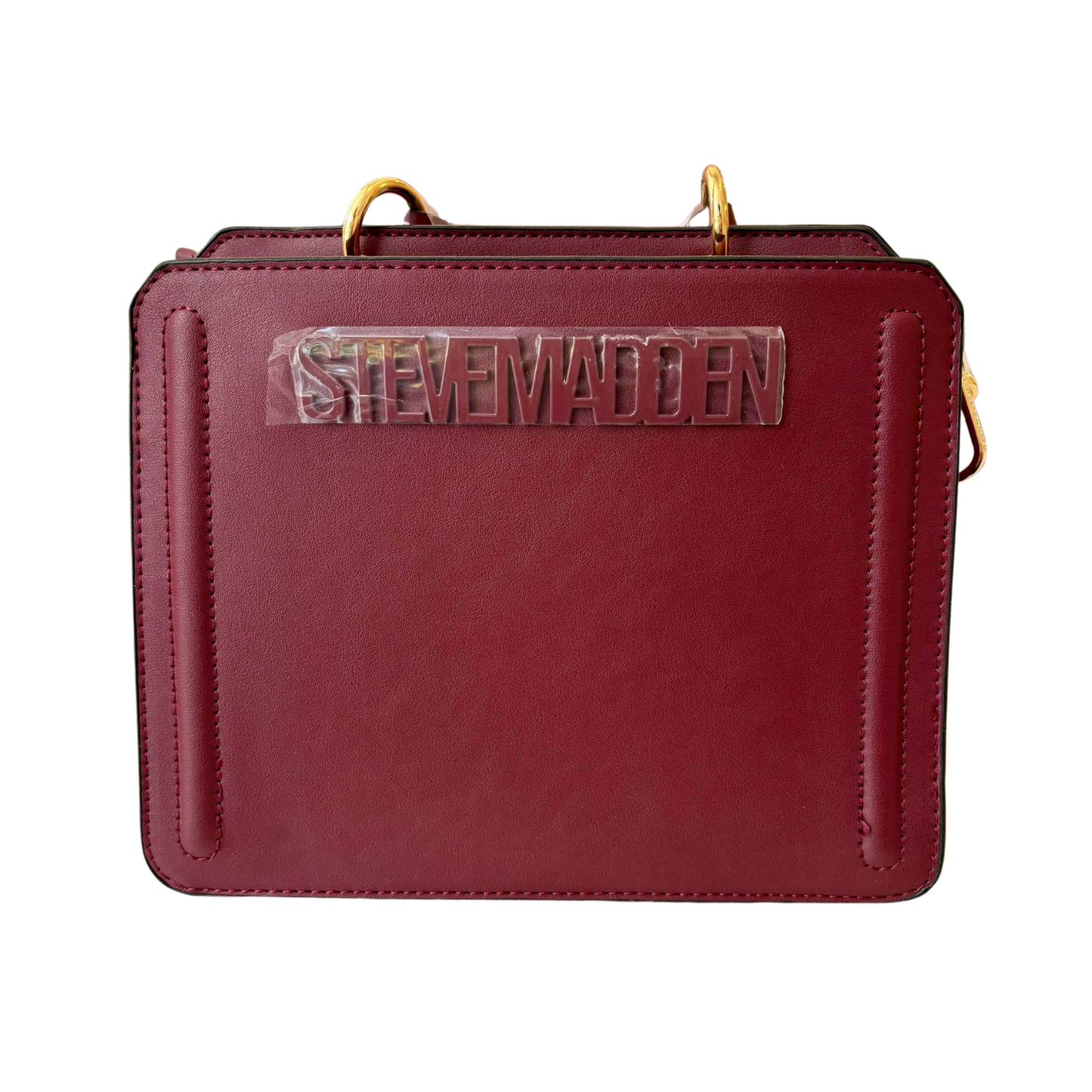 Steve Madden Crossbody Guinda Doble Correa