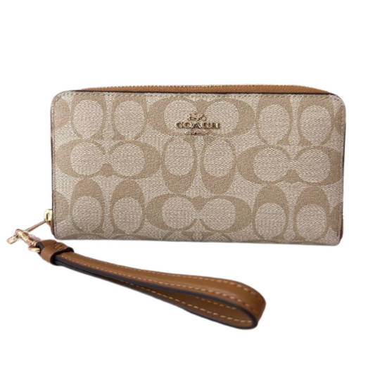Cartera Coach Camel Con Muñequera