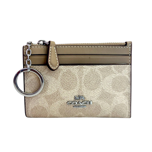 Tarjetero Coach Cafe Monograma